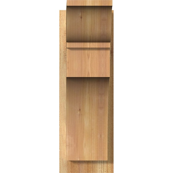 Westlake Traditional Rough Sawn Outlooker, Western Red Cedar, 8W X 16D X 24H